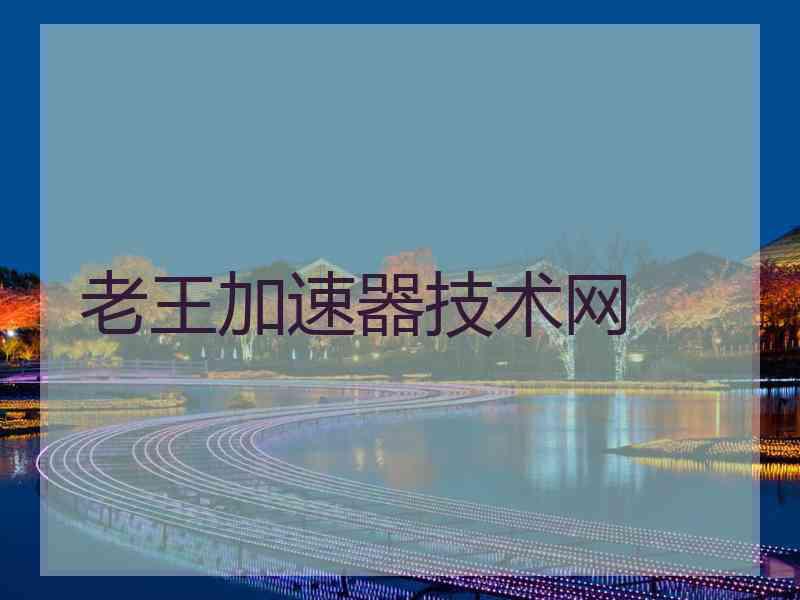 老王加速器技术网