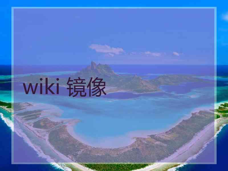 wiki 镜像