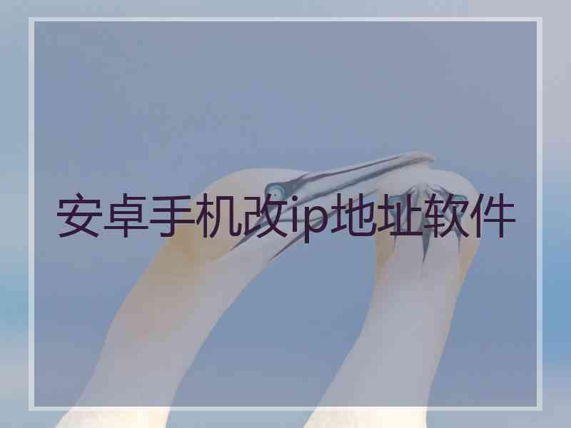 安卓手机改ip地址软件