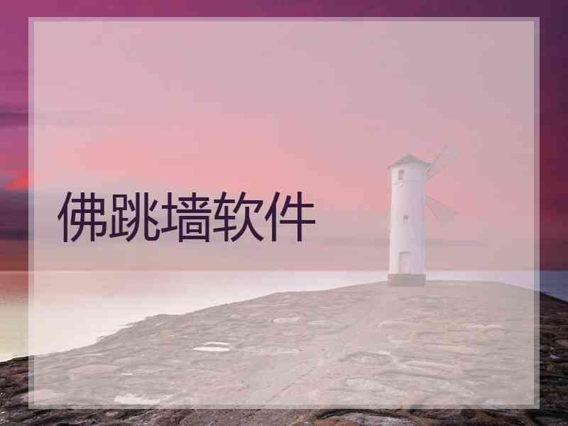 佛跳墙软件