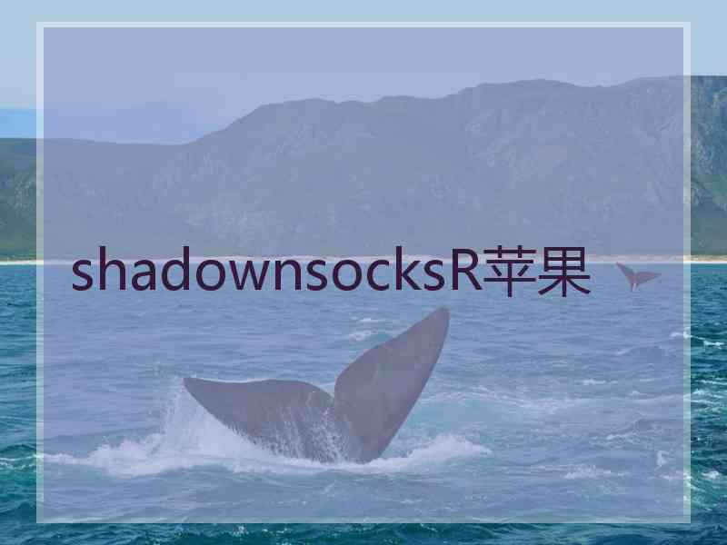 shadownsocksR苹果