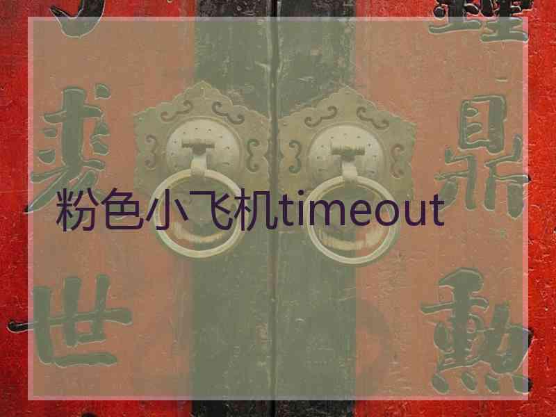 粉色小飞机timeout