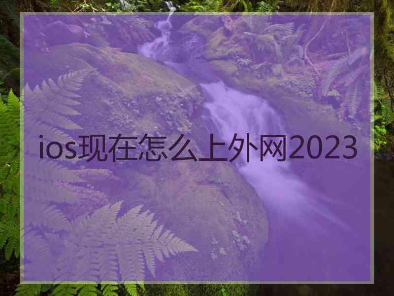 ios现在怎么上外网2023