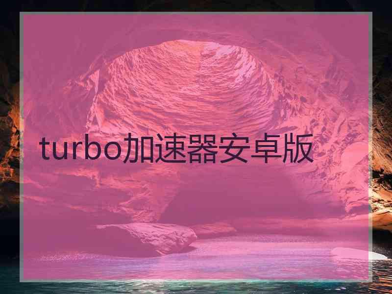 turbo加速器安卓版