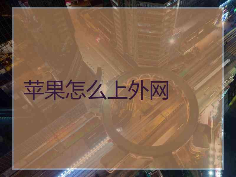 苹果怎么上外网
