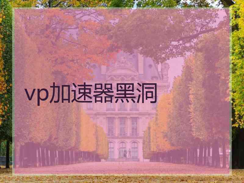 vp加速器黑洞