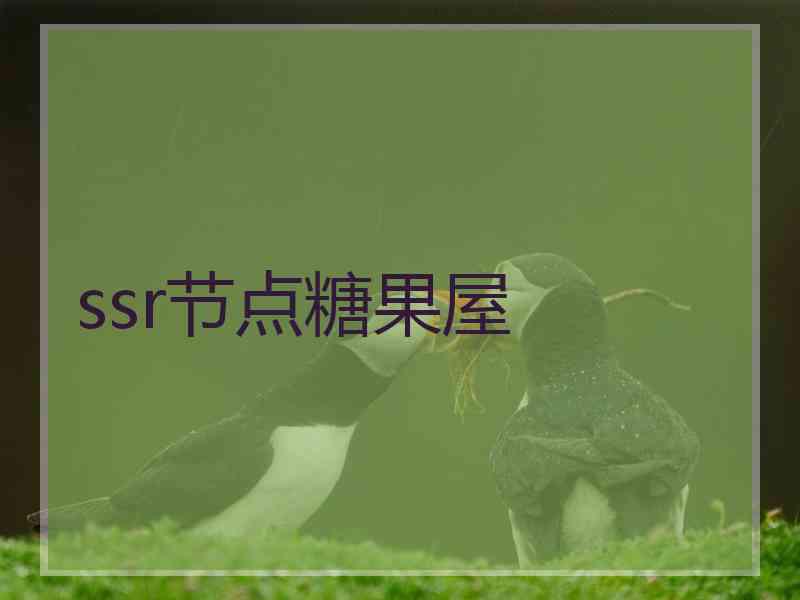 ssr节点糖果屋