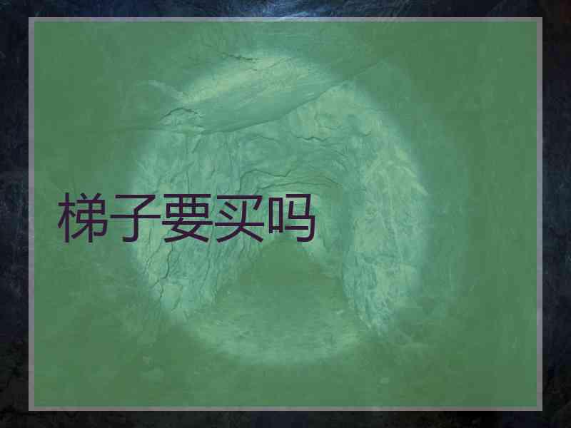 梯子要买吗
