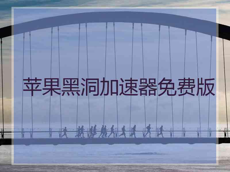 苹果黑洞加速器免费版