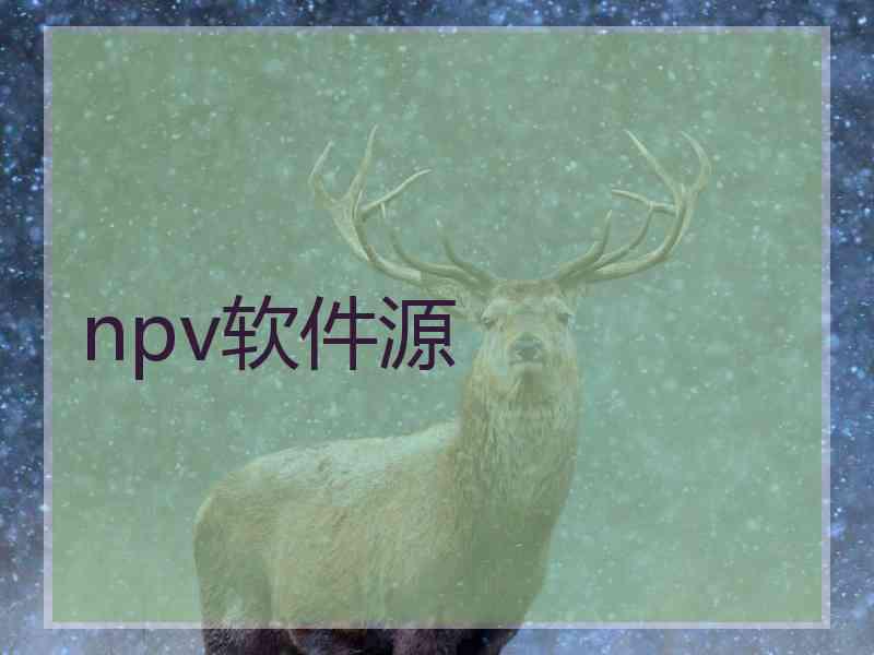 npv软件源