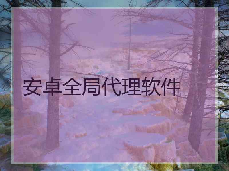 安卓全局代理软件