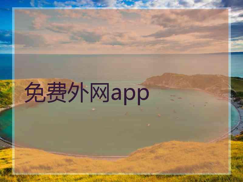 免费外网app