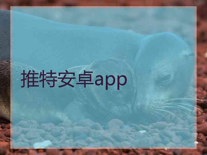 推特安卓app