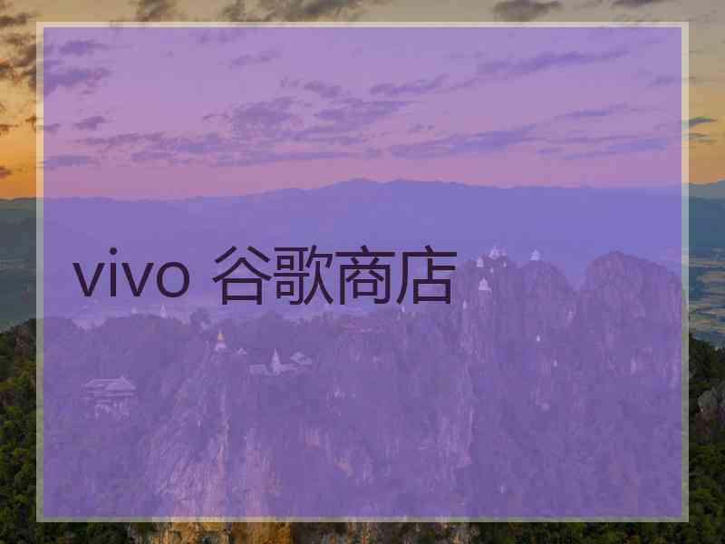 vivo 谷歌商店