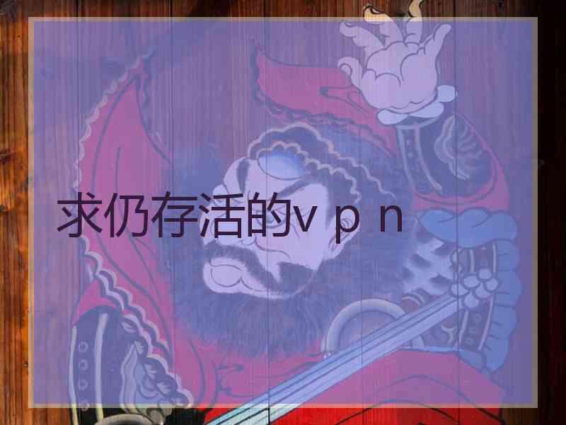 求仍存活的v p n