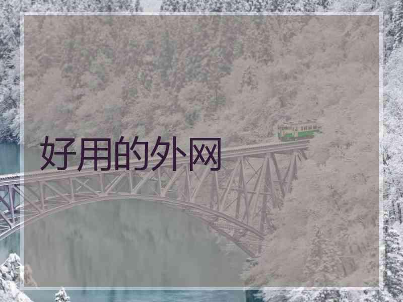 好用的外网