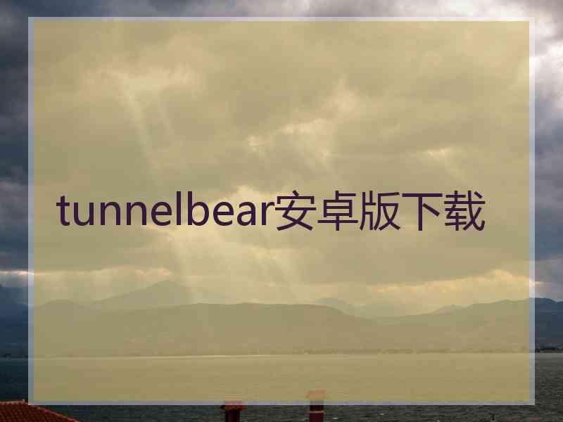 tunnelbear安卓版下载