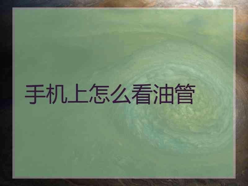 手机上怎么看油管