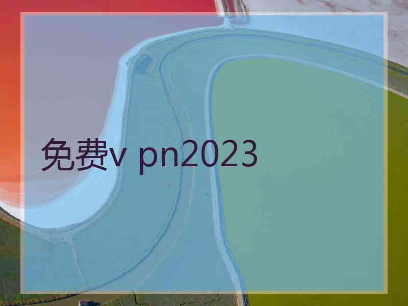 免费v pn2023