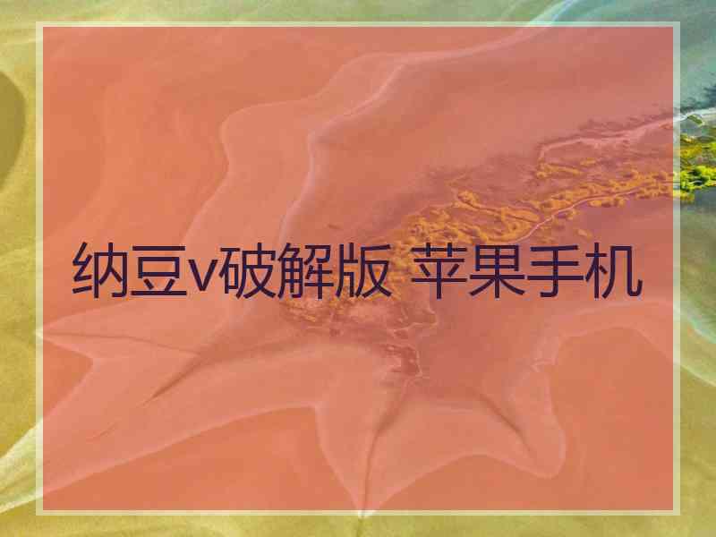 纳豆v破解版 苹果手机