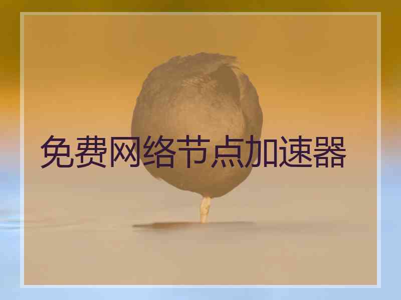 免费网络节点加速器