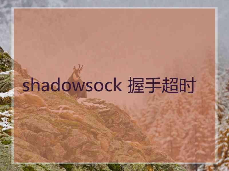 shadowsock 握手超时