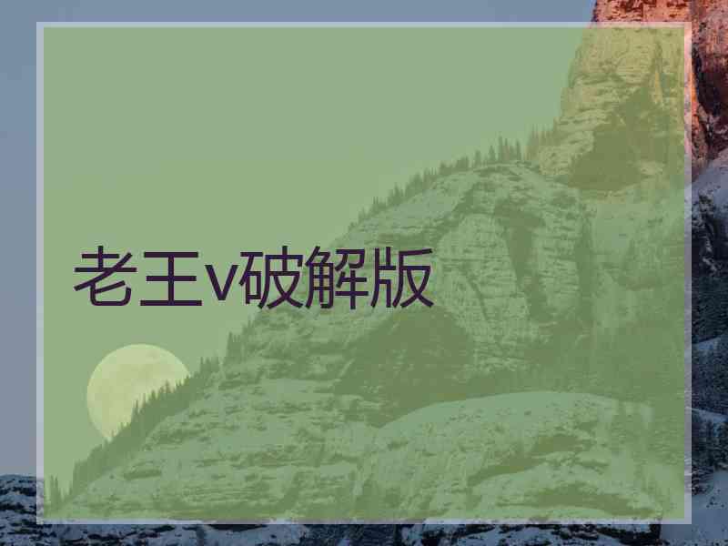 老王v破解版