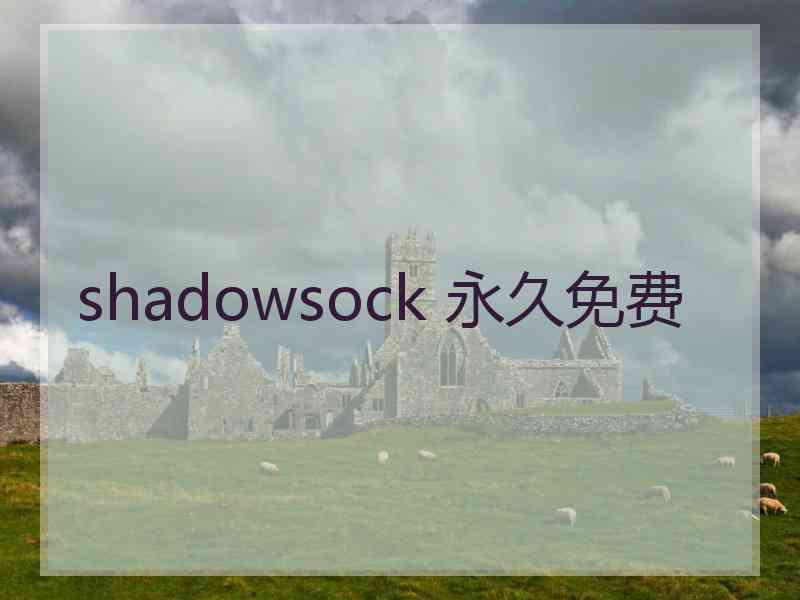 shadowsock 永久免费