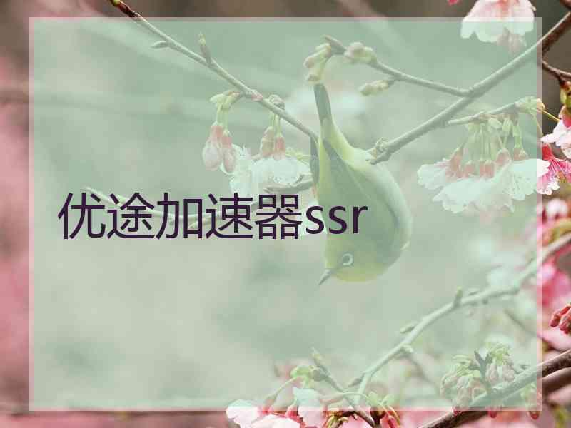 优途加速器ssr