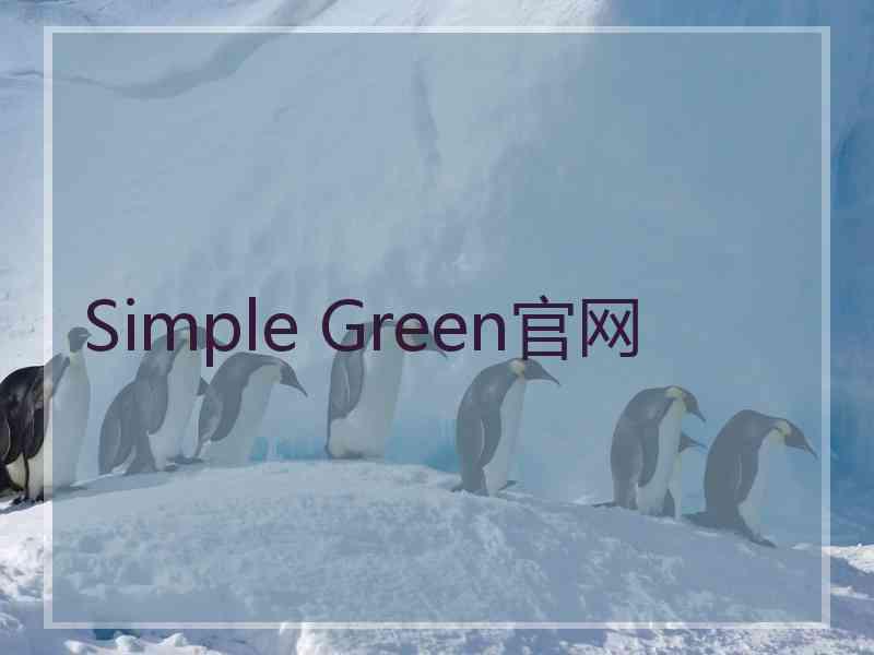 Simple Green官网