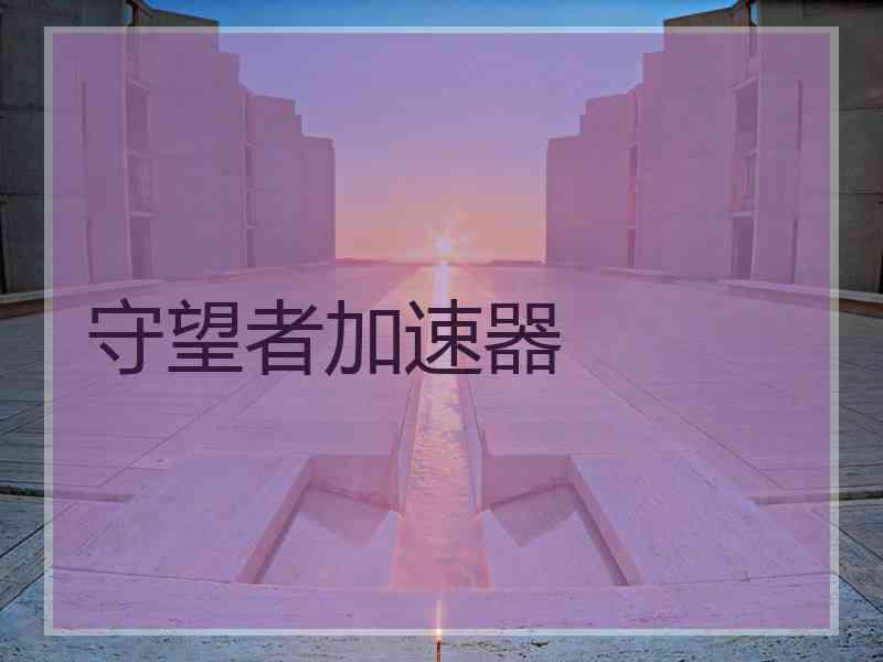 守望者加速器
