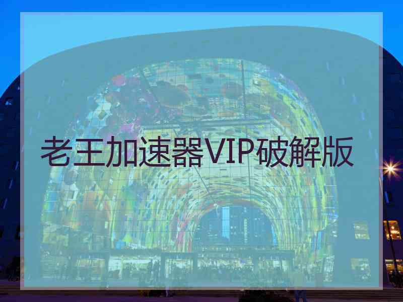 老王加速器VIP破解版