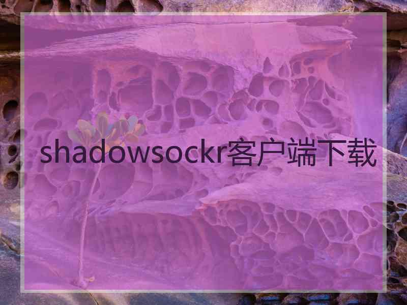 shadowsockr客户端下载