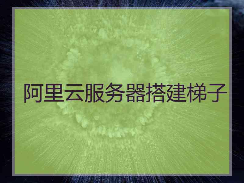 阿里云服务器搭建梯子