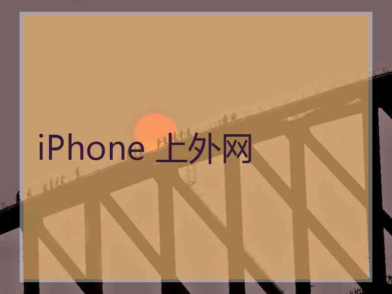 iPhone 上外网