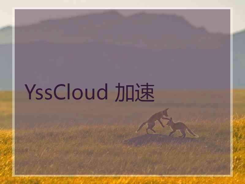 YssCloud 加速