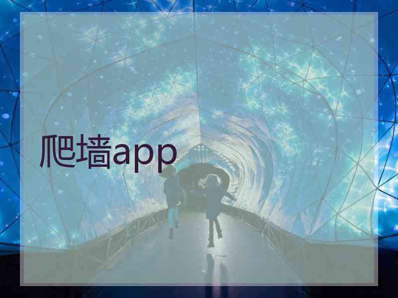 爬墙app